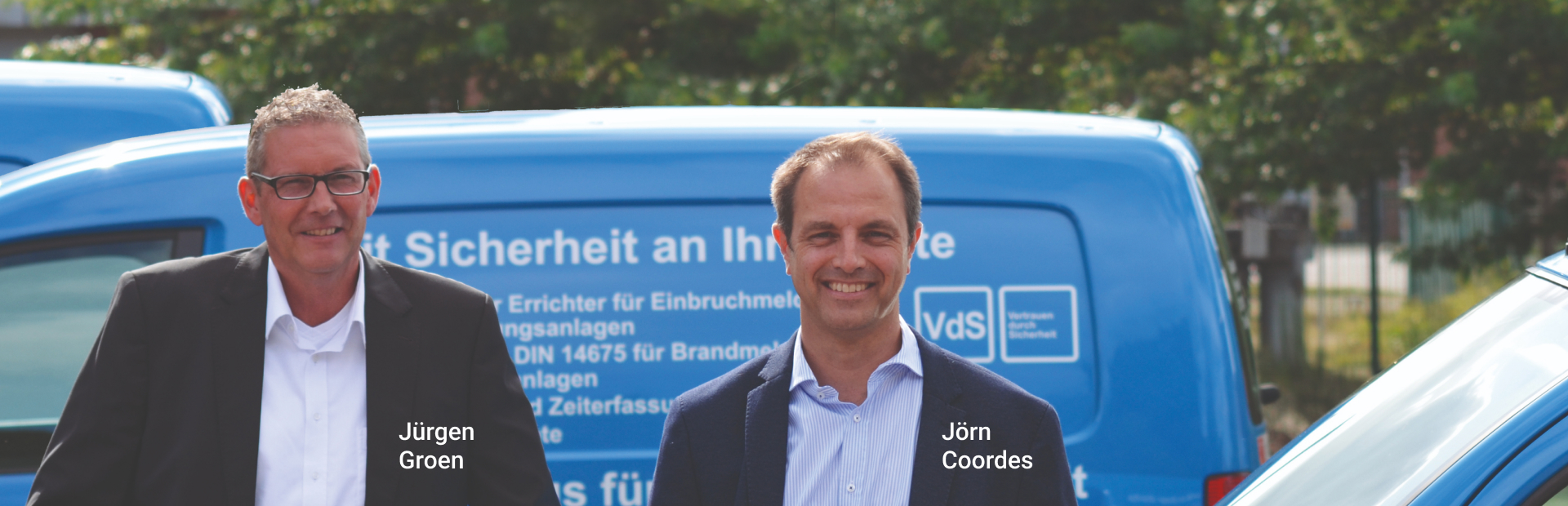 Foto der GSN Geschäftsführer Jürgen Groen und Jörn Coordes